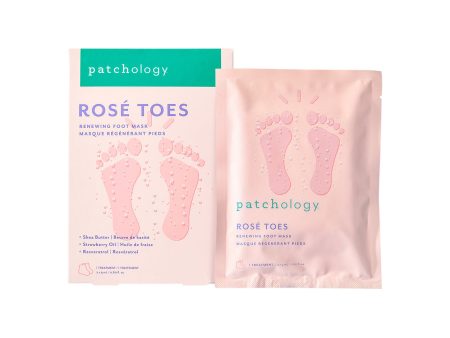 Rosé Toes Renewing and Protecting Foot Mask Online