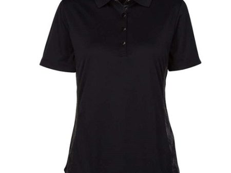 Greg Norman Faux Leather Trimmed Golf Polo Online Hot Sale