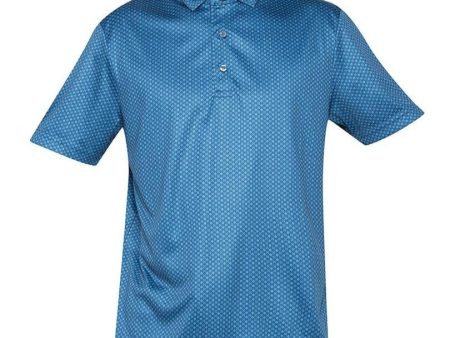 Jack Nicklaus Black Label by Perry Ellis All Over Mini Foulard Polo Shirts Hot on Sale