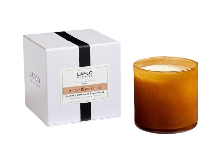 Amber Black Vanilla Signature Candle Hot on Sale