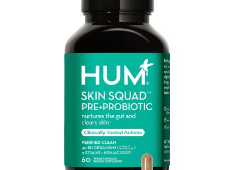 Skin Squad Pre+Probiotic Clear Skin Supplement Supply