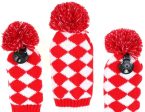 Volf Golf Knit Red White Diamond Headcover Set Sale