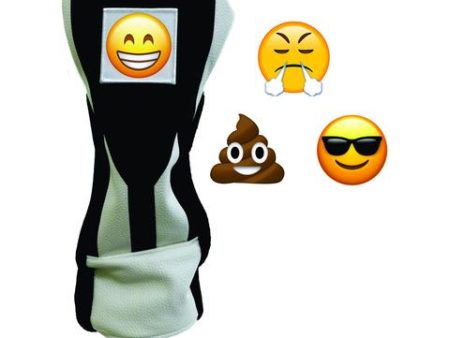 Creative Covers Vintage Performance Headcover - Black (Emoji Pack) For Discount