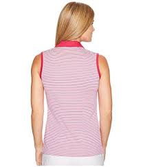 Nike Golf Womens Victory Stripe Sleeveless Polo Shirt Online Sale