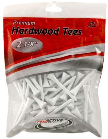 ProActive Premium Sports Hardwood Golf Tees 2.125  80 count Online