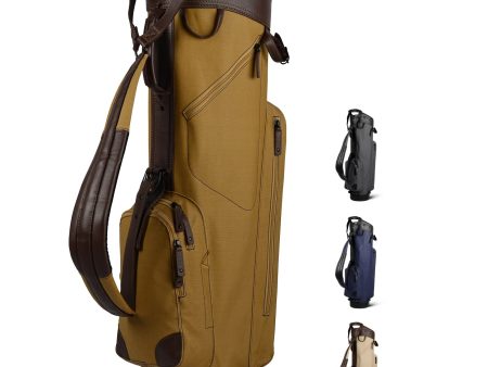 Sun Mountain Golf Canvas & Leather Cart Bag on Sale