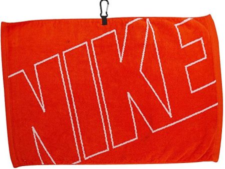 Nike Golf 16  X 24  Jacquard Towel - Orange White For Cheap