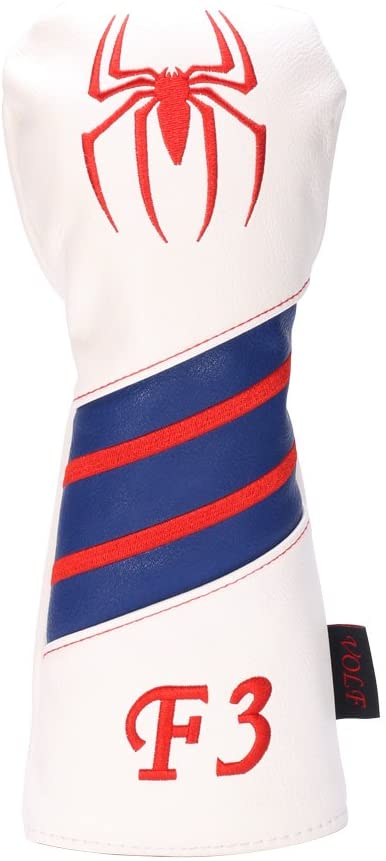 Volf Golf Red White Blue Leather Spider Headcovers Online Sale