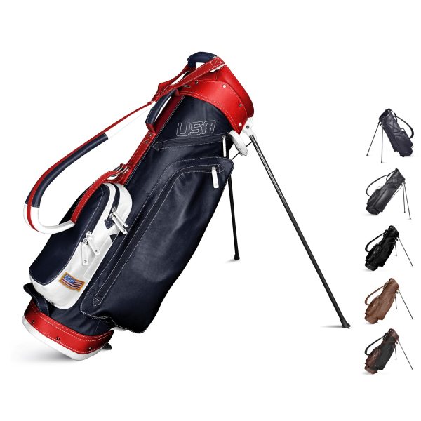 Sun Mountain Golf Leather Carry Stand Bag on Sale