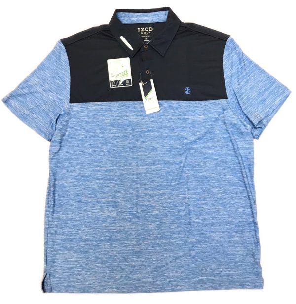 Izod Golf Mens Title Holder Block Polo For Sale