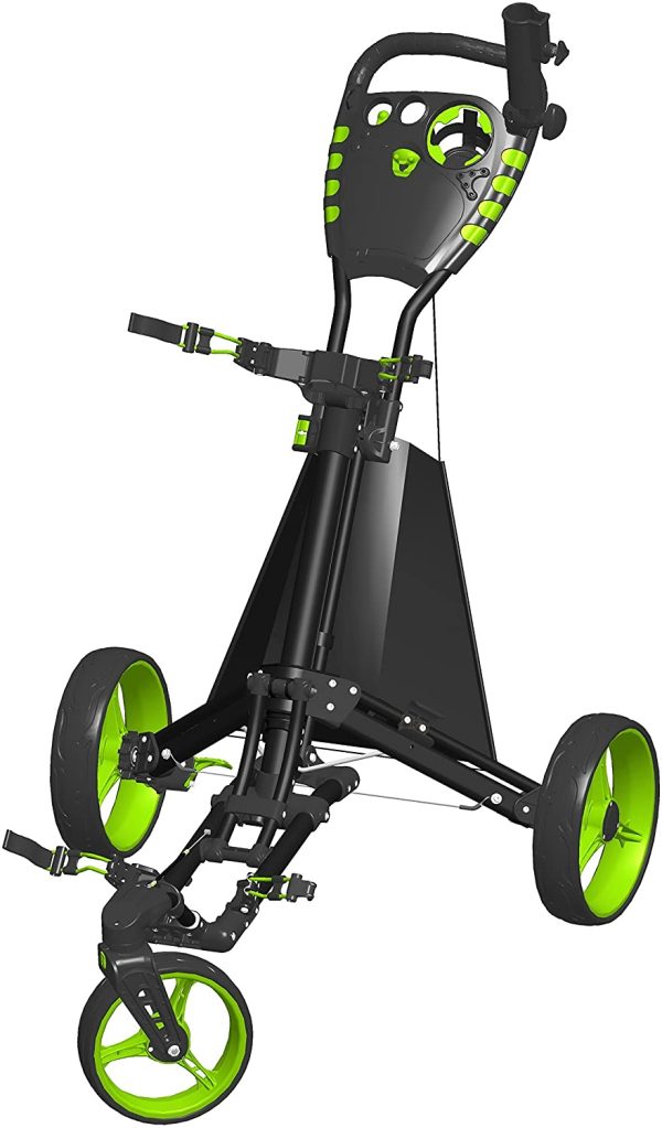 Spin It Golf Easy Drive 3-Wheel Push Cart Fashion