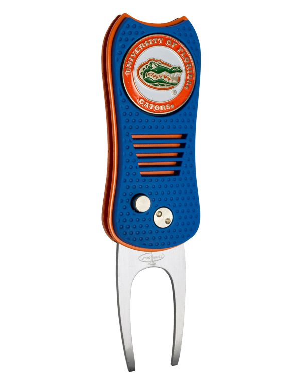 Team Golf Retractable Switchblade Switchfix Divot Tool Ball Marker - NCAA on Sale