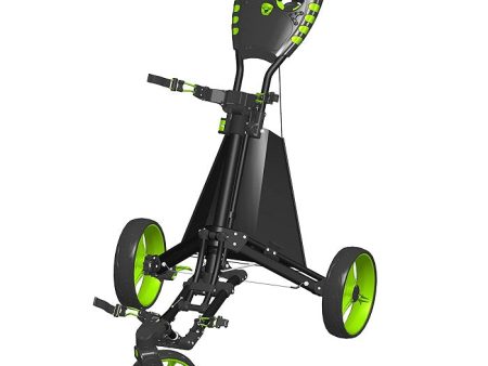 Spin It Golf Easy Drive 3-Wheel Push Cart Fashion