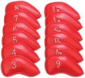 Volf Golf Red Synthetic Leather Iron Covers Set Cheap