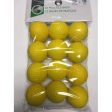 Reduced Flight Yellow Foam Golf Balls - 12 pack Online now