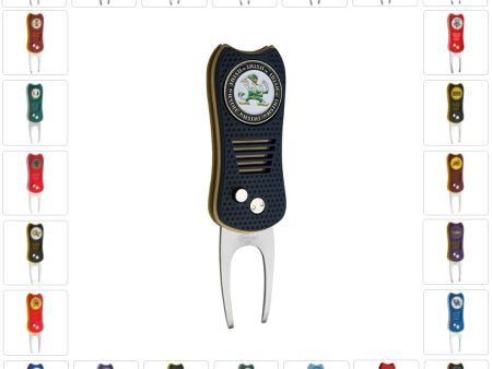 Team Golf Retractable Switchblade Switchfix Divot Tool Ball Marker - NCAA on Sale