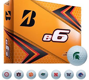 Bridgestone e6 NCAA Licensed Golf Balls For Sale