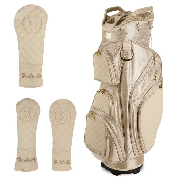 iBella Ladies Golf Cart Bag with Matching Headcovers Fashion