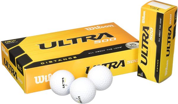 Wilson Ultra 500 Golf Balls 15 pack Fashion