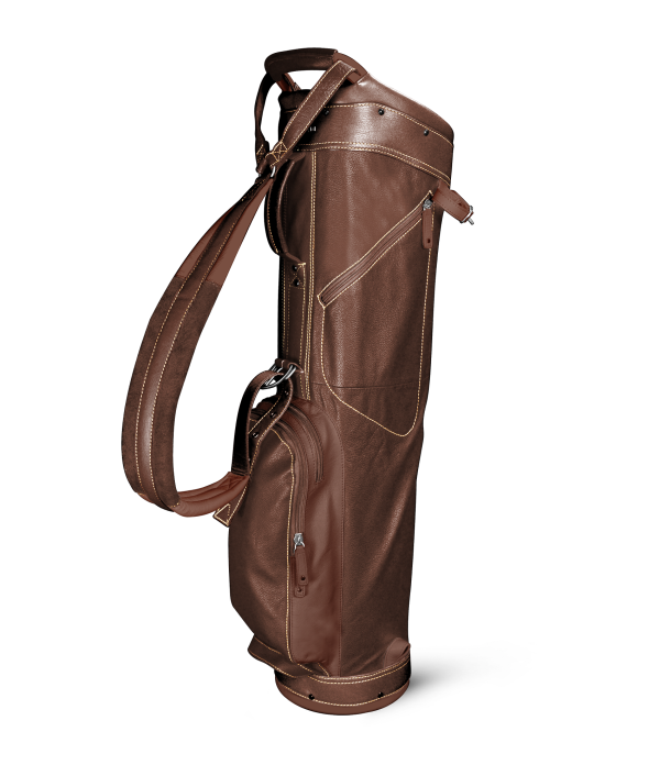 Sun Mountain Golf Leather Sunday Carry Bag Discount