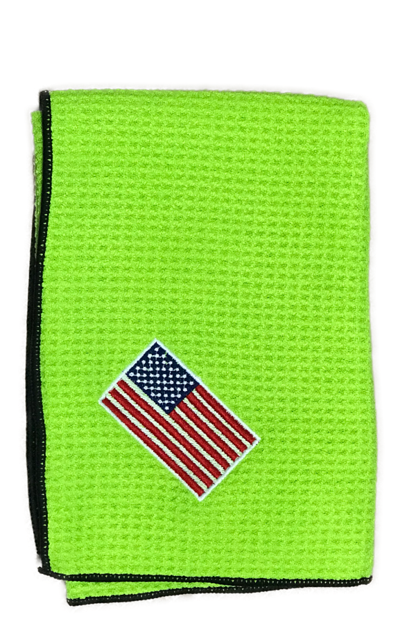 Joseph Elliott USA Embroidered Flag 18  x 18  Micro Fiber Towels Supply