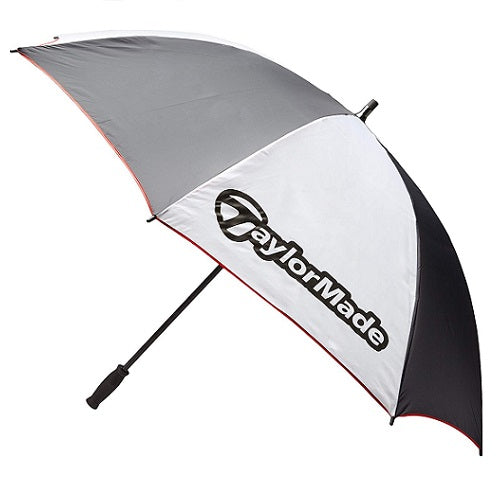 TaylorMade 60  Single Canopy Umbrella - White & Black Hot on Sale