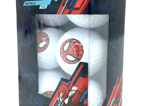 Spiderman Marvel Golf Balls 6 pack For Discount