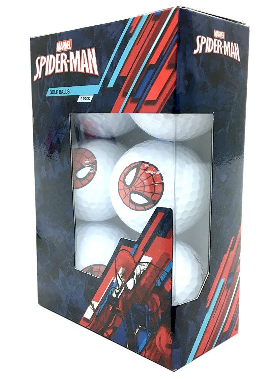 Spiderman Marvel Golf Balls 6 pack For Discount