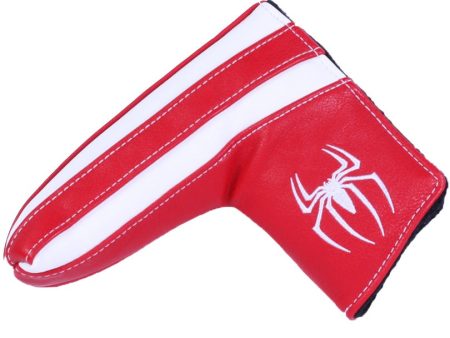 Volf Golf Red Synthetic Leather Spider Putter Cover Sale