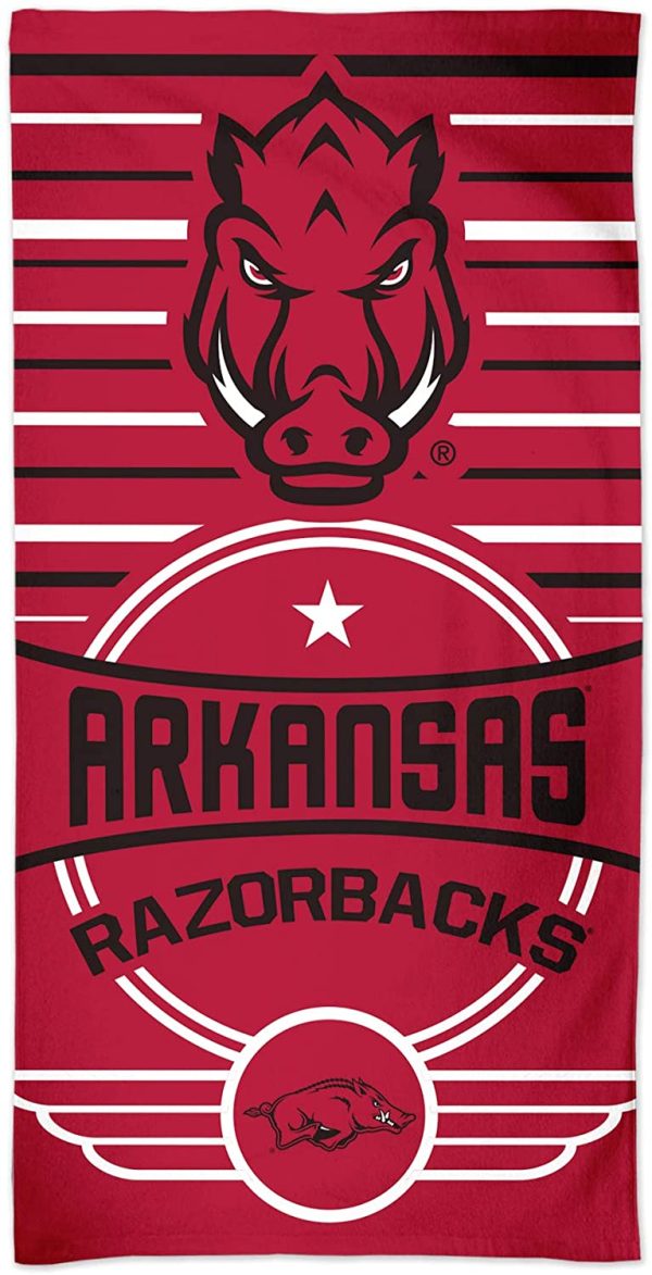 Arkansas Razorback Beach Towel 30  x 60  Sale