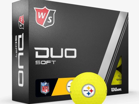 Wilson Staff Duo Optix NFL Team Licensed Golf Balls - Matte Yellow For Discount