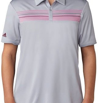 Adidas Golf Junior Boys Merch Polo - Mid Grey Online Hot Sale