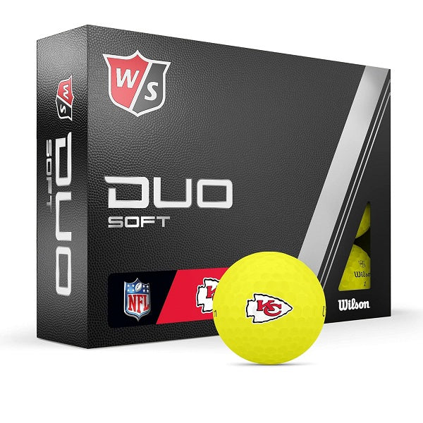 Wilson Staff Duo Optix NFL Team Licensed Golf Balls - Matte Yellow For Discount