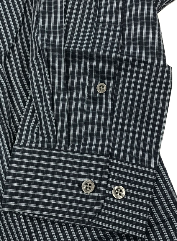 Jack Nicklaus Black Label by Perry Ellis Mini Plaid Button Down Shirts For Sale