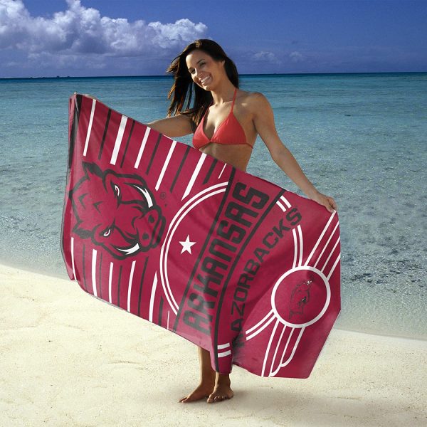 Arkansas Razorback Beach Towel 30  x 60  Sale