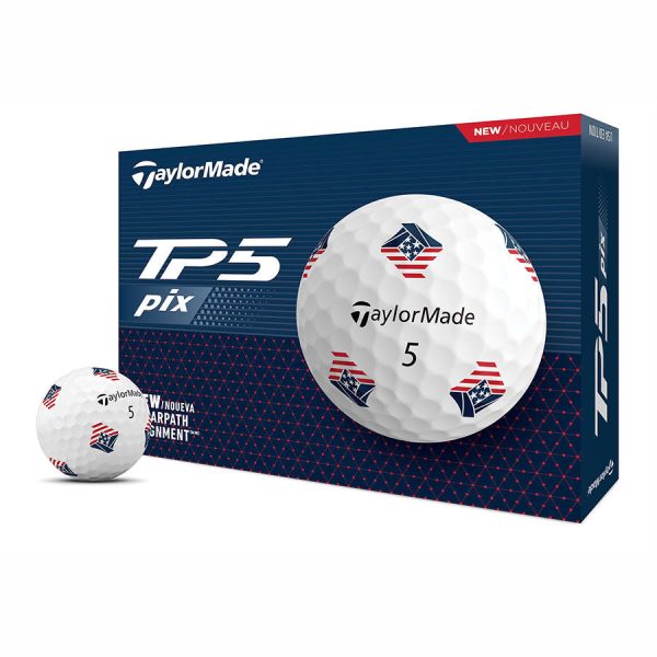 TaylorMade TP5 & TP5x Pix USA Tour Golf Balls Sale