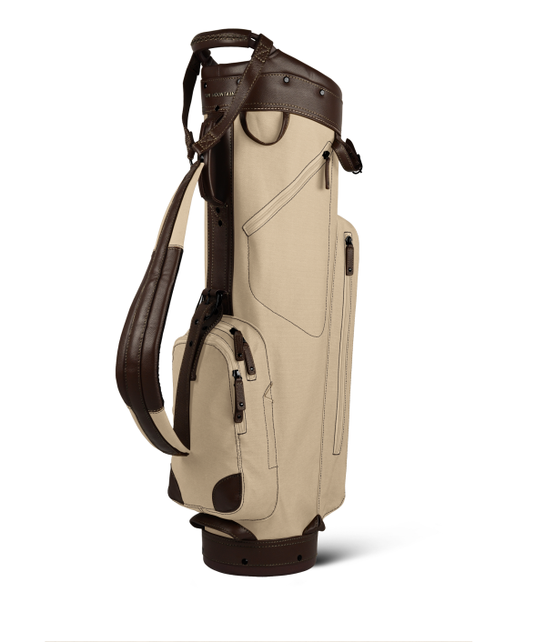 Sun Mountain Golf Canvas & Leather Cart Bag on Sale