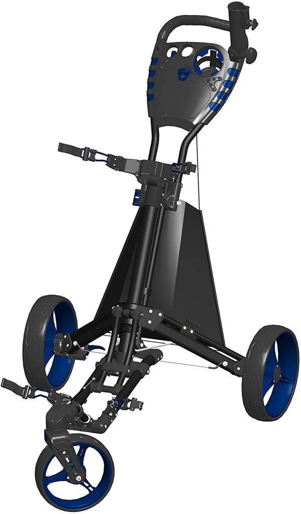 Spin It Golf Easy Drive 3-Wheel Push Cart Fashion