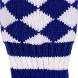 Volf Golf Knit Blue White Diamond Headcover Set Hot on Sale