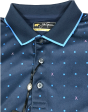 Jack Nicklaus Black Label by Perry Ellis All Over Mini Geo Polo Shirts For Cheap