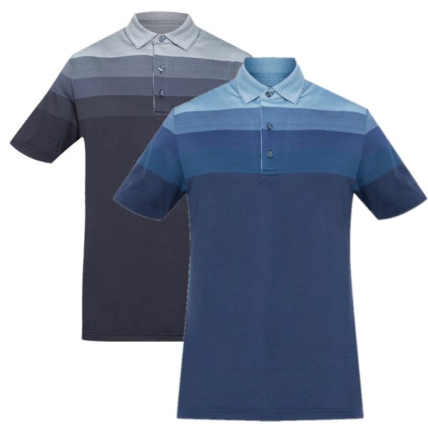 Jack Nicklaus Black Label by Perry Ellis Engineered Jacquard Polo Shirts Sale