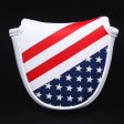 Volf Golf Red White Blue Synthetic Leather USA Mallet Putter Cover Sale